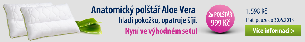 Anatomický pošltář Aloe Vera - výhodný set