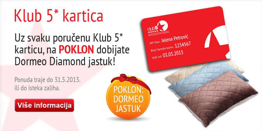 Klub5* kartica + poklon
