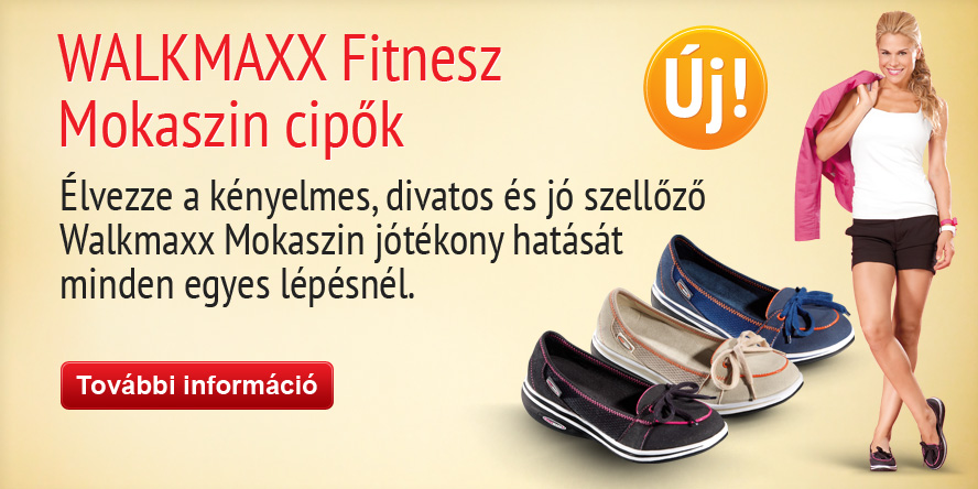 Megérkezett a Walkmaxx Fitnesz Mokaszin