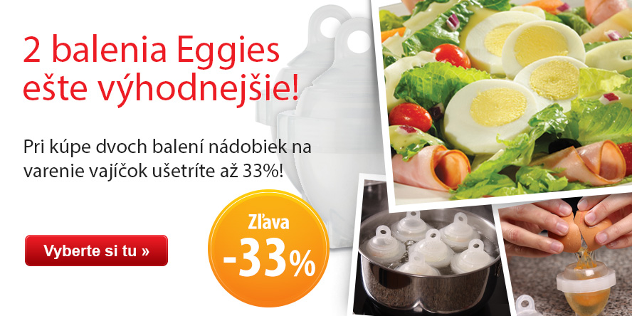 2 balenia Eggies ešte výhodnejšie