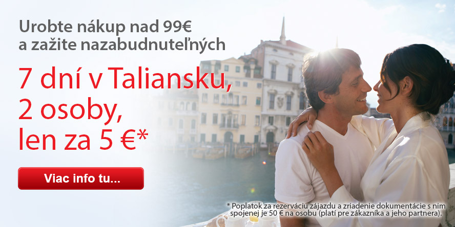 Dovolenka do Talianska za 5€